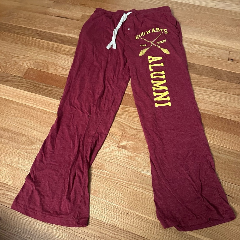 Hogwarts Maroon Sweatpants for Men